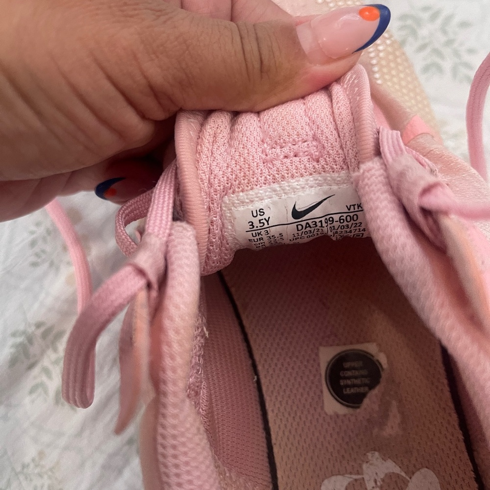 Nike Air Max 1 Pink Sneakers Women’s 5 / Youth 3.5Y - Picture 4 of 5
